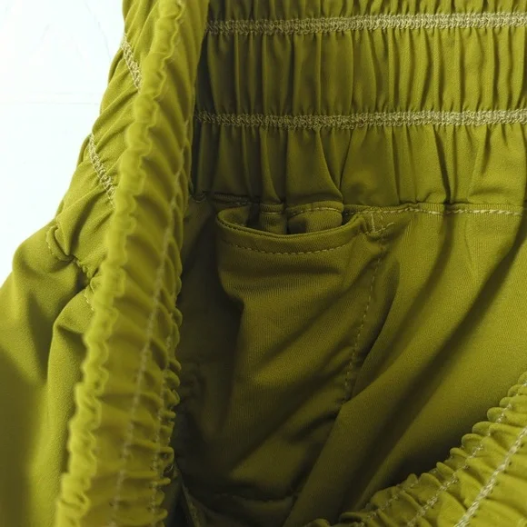 Nike One Dri-Fit Ultra High Waisted 3" Brief Lined Athletic Shorts Moss Green S - Picture 5 of 14